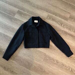 Aritzia Wilfred Little Cropped Jacket, Black